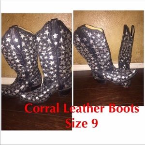 Corral Leather cowgirl boots